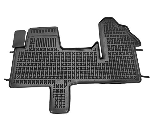 Alfombrillas de Goma Compatible con Renault Master III - Delanteras (Desde 2010) + Limpiador de Plasticos (Regalo) | Accesorios Coche Alfombrilla Suelo