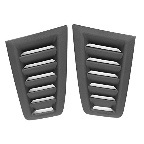 Aramox Hood Scoop Cover, par de persianas, capó mate, ventilación, embellecedor, capó, capó, entrada de aire, apto para Focus RS ST MK2, negro