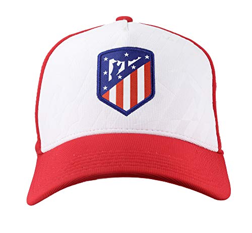 Atlético de Madrid Gorra Infantil Rojiblanco Producto Oficial - Nuevo Escudo