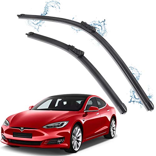 BASENOR Tesla Model S limpiaparabrisas limpiaparabrisas reemplazo de equipo original