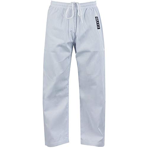 Blitz Sport Kids Polialgod—n Estudiante Karate Pants 00/120cm Blanco