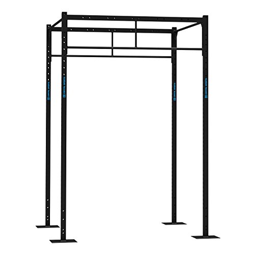 CAPITAL SPORTS Dominate R 179.179 Plataforma de base 4 x estación PU (Torre jaula musculación profesional, diferentes ejercicios, power rack gimnasio extensible, dominadas, flexiones...)