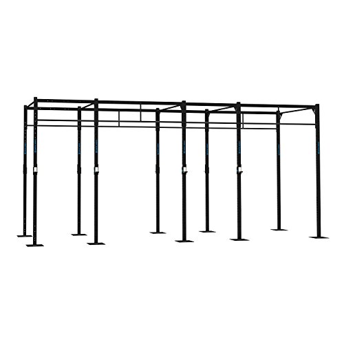 CAPITAL SPORTS Dominate R 580.150 Rack básico 12 x estaciones PU 4 x estaciones Squat (Torre jaula rack musculación profesional, diferentes ejercicios, gimnasio extensible, ganchos para barra pesas)