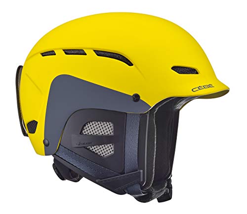 Cébé Dusk Junior Casco de Ski Juventud Unisex, Matte Yellow, Extra Small 51-53 cm