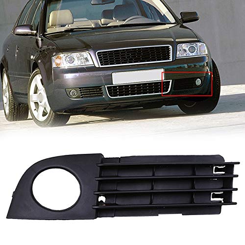 Coche plástico ABS delantera izquierda / derecha etiqueta de faros antiniebla Luz cubierta de la parrilla Fit For Audi A6 C5 berlina Avant cirugía estética, reemplazar su rejilla original Rejilla de F