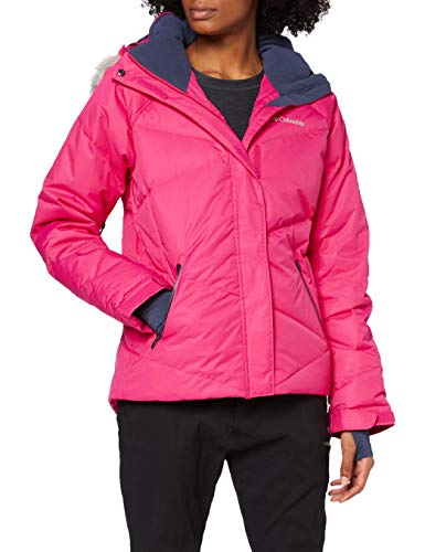 Columbia Lay D Down - Chaqueta térmica de Mujer, Rosa (Cactus Pink), Talla L