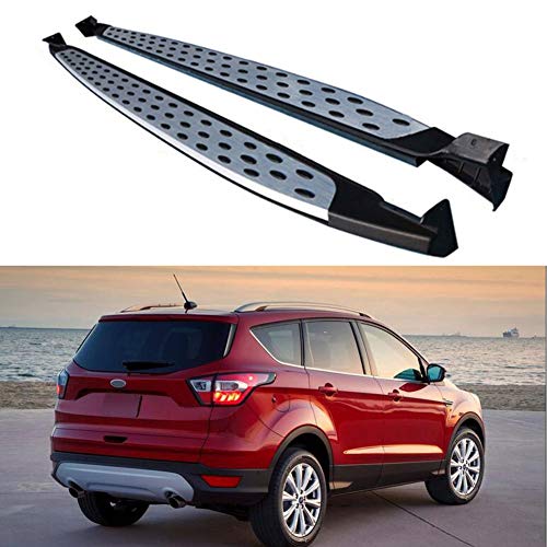 Cromo pulido, acero inoxidable, aluminio, barra de paso lateral, faldón, Side Step Bar Running Junta riel, barra protectora, estribo, juego de accesorios de repuesto para Ford Escape Kuga 2020