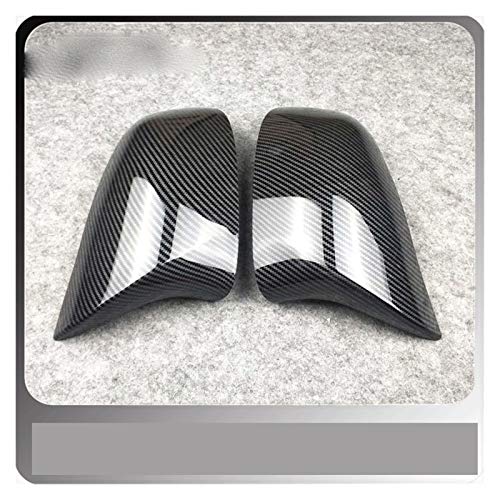 Cubierta del espejo retrovisor del coche Puerta Cubierta Del Espejo Retrovisor Cubierta Espejo Fit For B-mw X3 F25 G01 X4 F26 G02 X5 E70 F15 G05 X6 E71 F16 G06 ABS Espejo Caps Reemplazar El Original T