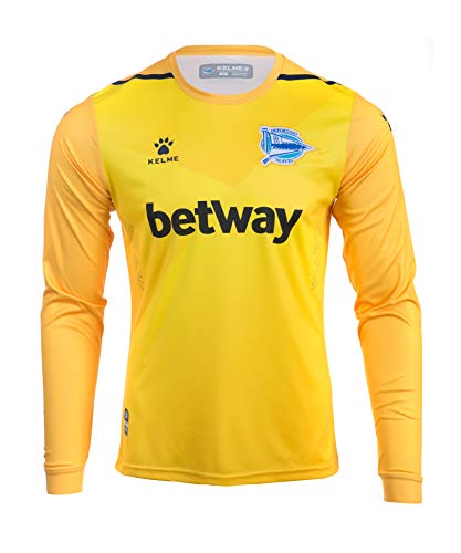 Deportivo Alavés Equipación Portero Camiseta, Adultos Unisex, Amarillo, L