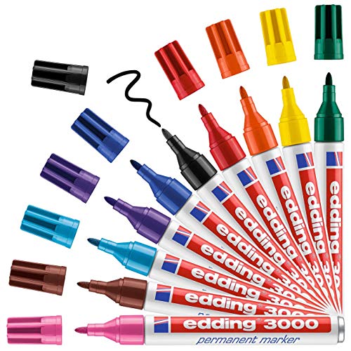 Edding 3000-10-S - Expositor Rotuladores Edding 10 Colores