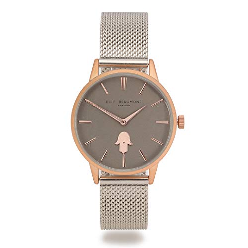 Elie Beaumont Reloj Analógico para Mujer de con Correa en Acero Inoxidable EB826.3