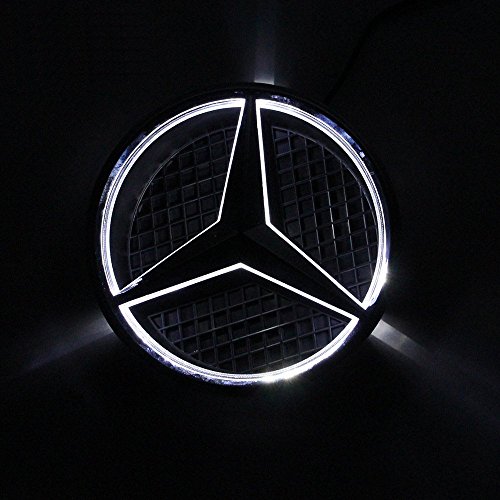 Emblema LED 2011-2018 Parrilla delantera del automóvil ESTRELLA ILUMINADA CLASE A W176 B W246 C W205 Y R CLA CLS ML W166 GLK GLA GL GLK Viano