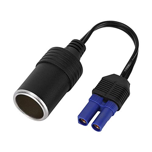 Encendedor de cigarrillos 12-24V 10A Coche EC5 Hembra a encendedor Enchufe PVC Plástico Auto Encendedor de cigarrillos eléctrico Encendido de emergencia Batería Adaptador de cable de enchufe