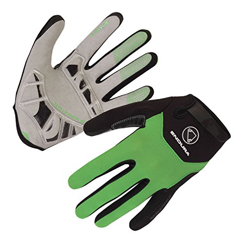 ENDURA - SingleTrack Plus Gloves, Color Verde, Talla S