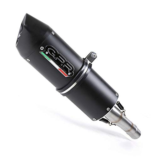 ESCAPE GPR EXHAUST SYSTEMS CO.K.169.RACE.FUNE KAWASAKI VERSYS 650 2017/2019 LINEÀ COMPLETA RACING FURORE NERO