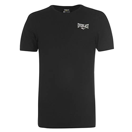 Everlast Hombre Logo Camiseta Manga Corta Negro 3XL