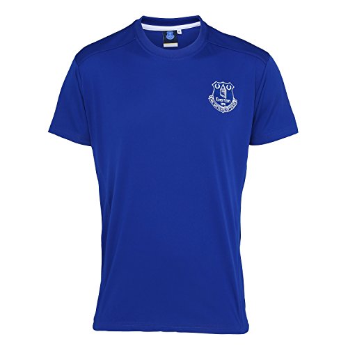 Everton FC Camiseta Oficial de Manga Corta adutos - Merchandise (Mediana (M)) (Azul eléctrico)