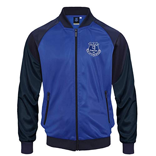 Everton FC - Chaqueta de Entrenamiento Oficial - para Hombre - Estilo Retro - Mediana