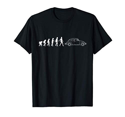 Evolución Evo EKG Escarabajo Coche Clásico Youngtimer Camiseta