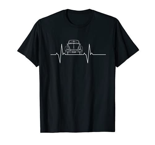 Evolución Evo EKG Escarabajo Coche Clásico Youngtimer Camiseta