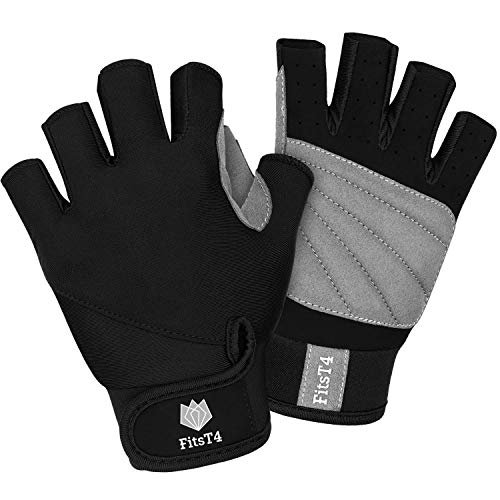 FitsT4 - Guantes de surf unisex para esquí acuático, traje de neopreno, piragüismo, windsurf, kiteboard, vela, moto acuática y remo de pie, ajuste cómodo