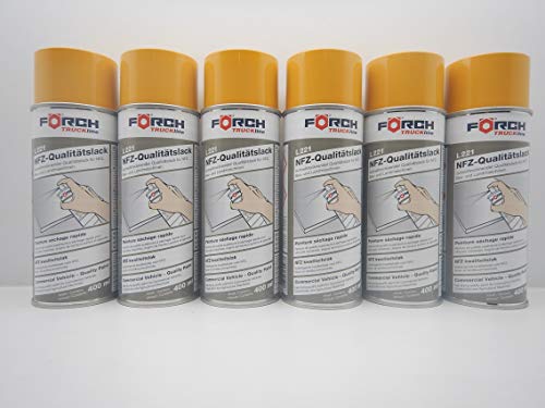 Förch Komatsu - Aerosol de pintura para excavadora, 400 ml, color amarillo