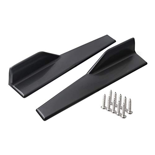 GIAOGIAO del Cuerpo De Coche Lateral De La Falda Rocker Divisores Winglet Parachoques En Forma Fit For El Peugeot 307 406 407 206 207 208 308 508 2008 3008 4008 Faldón Lateral (Color : Black)