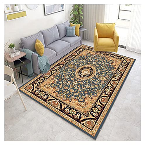 GJHYJK Área Alfombra Bohemio Estilo Alfombra Mesa de Café Mesa de Café Suelo Antideslizante Patrón Clásico Alfombra, para Dormitorio Sala de Estar Junto a la Cama,F-50 * 80cm