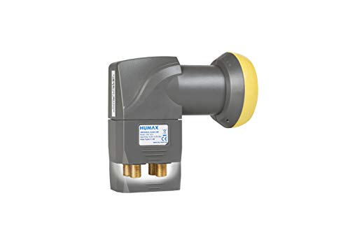 Humax digital LNB 143 de B Quattro Switch (Quad LNB, 4 Salidas, protección contra la Intemperie, Multiconmutador Integrado, 40 mm Feed) Ruido de 0,1 dB