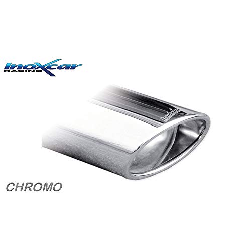 Inoxcar SELE.22.SB Escape Deportivo 100% INOX Adecuado para Seat Leon 5F 2.0 TDI FR 150hp 2014-1x120x80mm Obliquo