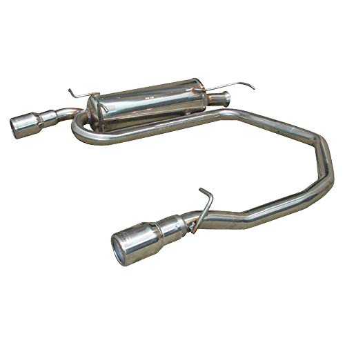 InoXcar twci.10.102 Sport doble tubo – Silenciador trasero, para Citroen Xsara 1.4, 75 PK, acero inoxidable, Izquierda y Derecha, 102 mm