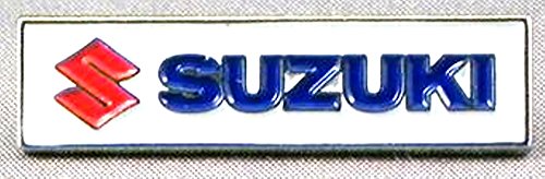 Insignia de metal esmaltado 32 mm x 10 mm Suzuki Biker Bike Insignia