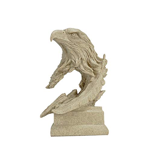 Jinghengrong Timlatte Scultura Della Statua del Falco Capo Hawk scultura occidentale Art Decor Glede Tiercel Lanneret Folk