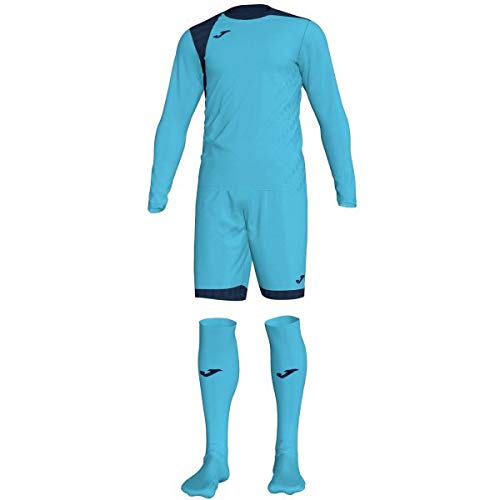 Joma Zamora Icv Set Equipacion Portero, Niños, Turquesa Fluor, 6XS-5XS