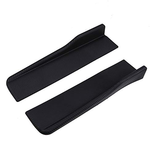 JPVGIA 44cm del Lado del Coche de la Falda Rocker Divisor Cero contra winglets alas Pegatina de imitación de Fibra de Carbono de Anti-colisión del Protector (Color : 1 Pair)