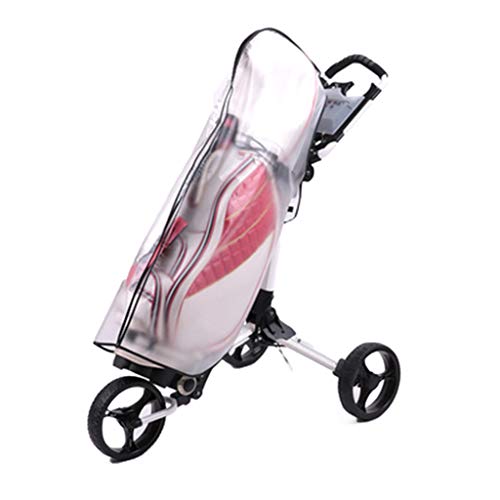 junengSO Bolsa de Golf Cubierta de Lluvia PVC Transparente Impermeable Bola Poncho Bolsa Poncho Equipo de Golf