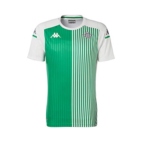 Kappa Aboupres Pro 4 Betis Camiseta Entrenamiento, Hombre, Blanco/Verde, S