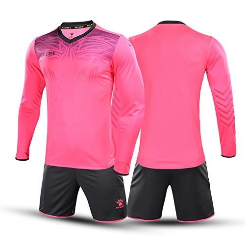 KELME Goalkeeper L/S Set Conjunto Equipaciones Portero, Hombre, Light Bray/Black, M