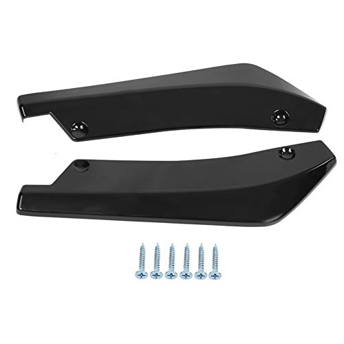 KIMISS Protector de parachoques, 2 pcs Universal Car Rear Bumper Spoiler de labios Canard Anti-choque Difusor Angulo Splitter Protector Wrap Angle Splitter