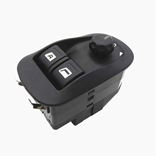 KUANGQIANWEI Botonera elevalunas La Ventana de energía eléctrica botón Interruptor Principal en Forma for el Peugeot 206 CC 206 206SW 306 206 berlina 2007-2016 6554.WA 6554WA