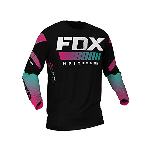 LGGJJYHMY equipo de bicicleta de montaña camiseta de descenso MTB Offroad DH fxr camiseta de locomotora de bicicleta cross country mountain hpit fox jersey-XXL