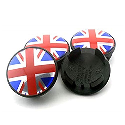 lijuan218 Car 54.5mm Union Jack Wheel Centre Hub Caps Emblem 4pcs For Mini Cooper