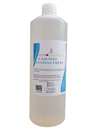 Líquido de Vendas Frias 1000 ml (Fucus,Castaño de Indias, Alcanfor,Menthol)