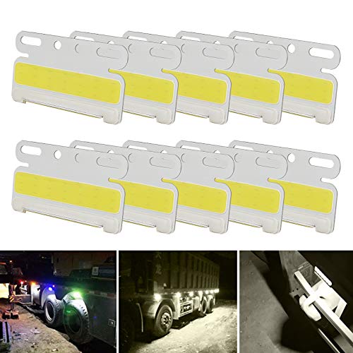 LncBoc 10 luces de marcador de remolque de 24 V, luces de marcador lateral LED, amarillas, indicadores laterales para coche, camión, furgoneta, remolque, camión o camión