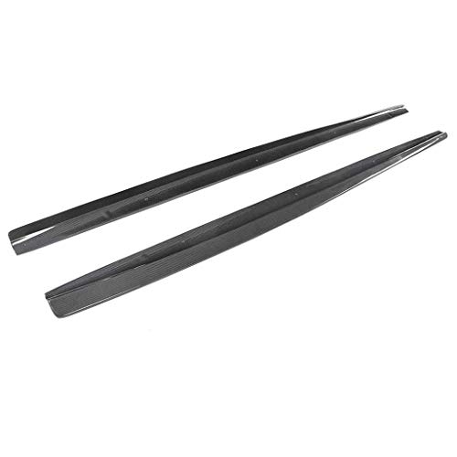 LY-QCYP Faldones Laterales de Coche, se Adapta a Volkswagen VW Scirocco R 2009-2016 Fibra de Carbono Faldones Laterales CF Spoiler