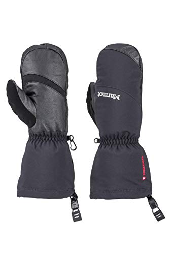 Marmot Wm's Warmest Mitt Manoplas Rígidas para Esquí Y Snowboard, Resistentes Al Agua, Resistentes Al Viento Y Transpirables, Mujer, Black, M