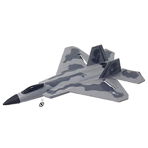 Matedepreso Mini RC F22 F-22 Raptor Modelo Juguete Drone EPP Control Remoto RC Avión RTF Niños Juguete Jet Fighter Aircraft Modelo 2.4 GHz RC Fighter para Phantom 3.0, como en la Imagen, Tamaño Libre