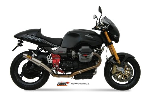 Mivv M.006.LC2 MOTO GUZZI V11 2002 ESCAPE 2x SLIP-ON SILENCIADOR X-CONE ACERO