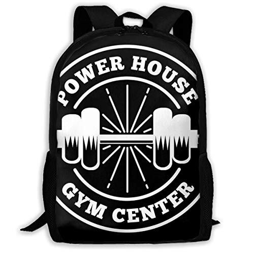 Mochilas Escolares Centro De Gimnasio Power House Mochila Tipo Casual Moderna Mochila para Viaje Elegante Bolso De Escuela por Niños Y Niñas