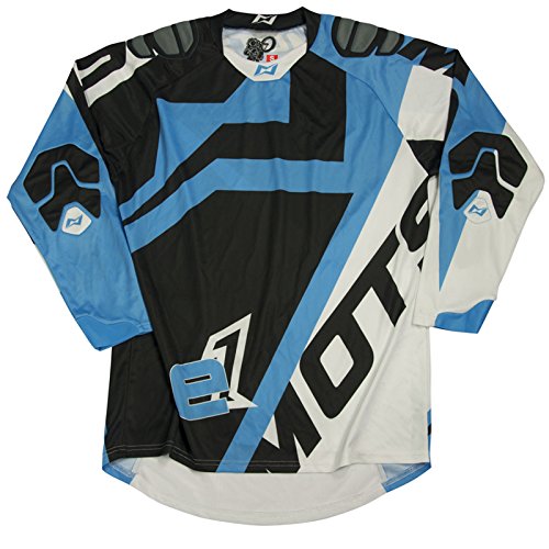 Mots MT2201LA Enduro E1 Camiseta, Azul, Talla L